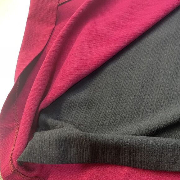 Alfred Dunner Womens  Open Front Jacket  Short Sleeve Red Size 18 Made‎ In USA - Picture 8 of 13